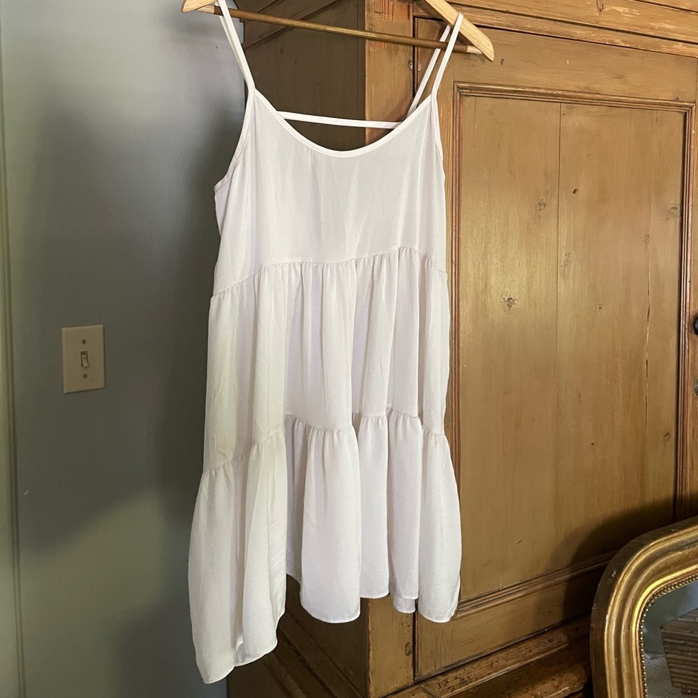 white dress/beach coverup